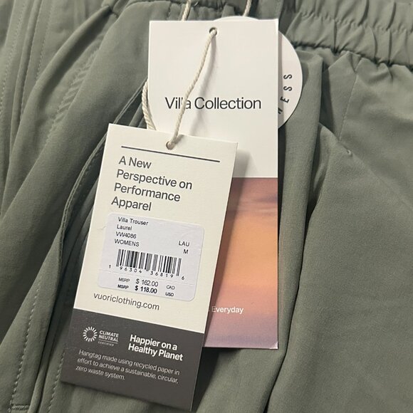 Women's Sage Green Wide-Leg Pants - Picture 4 of 4